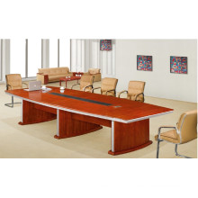 Custom Built Walnut MDF Veneer 8 Person Meeting Table